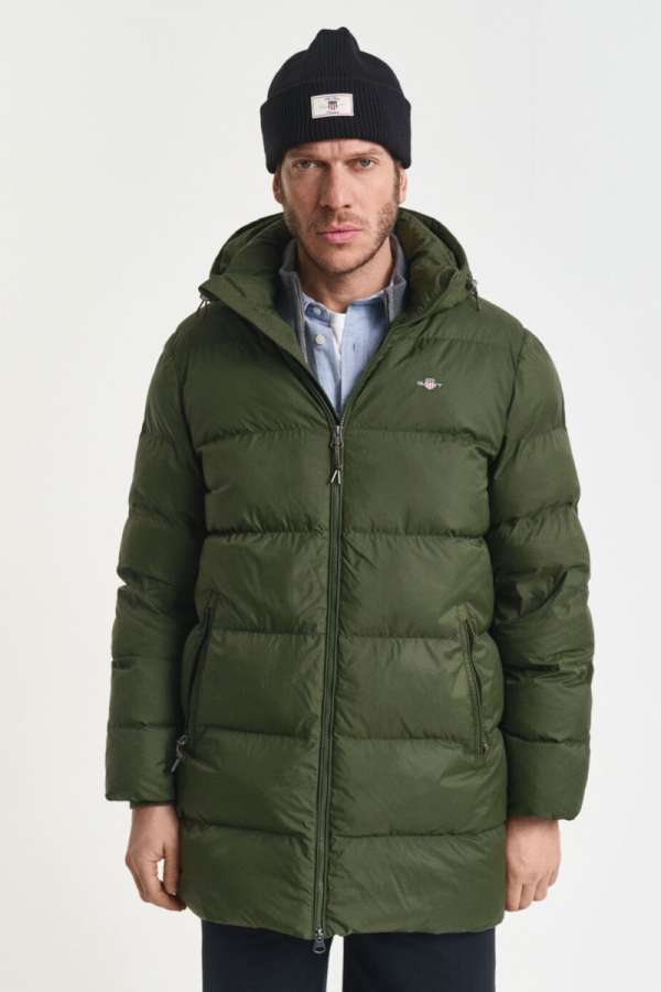 DZEKI GANT ACTIVE CLOUD MID LENGTH JKT COUNTRY GREEN