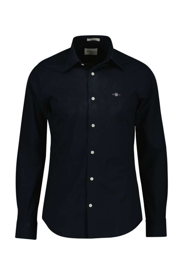 ING GANT LIM TRETCH POPLIN HIRT BLACK