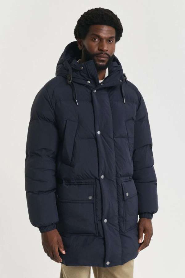 DZEKI GANT DOWN PUFFER PARKA EVENING BLUE