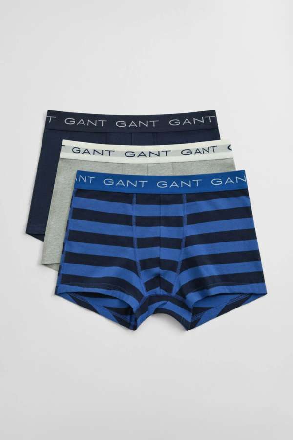 ASÓNEMŰ GANT STRIPED TRUNK 3-PACK RICH BUE