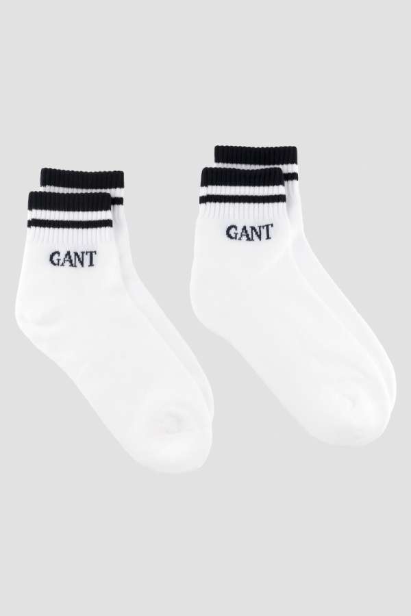 ZOKNI GANT STRIPE ANKLE SPORT SOCKS 2-PACK MARINE