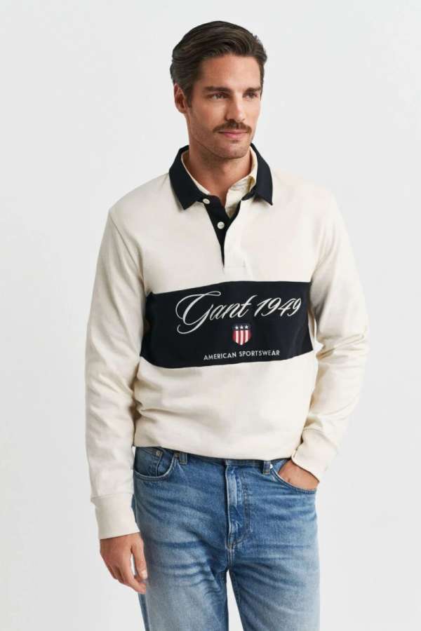 PÓLÓ GANT BLOCKED HEAVY RUGGER CREA
