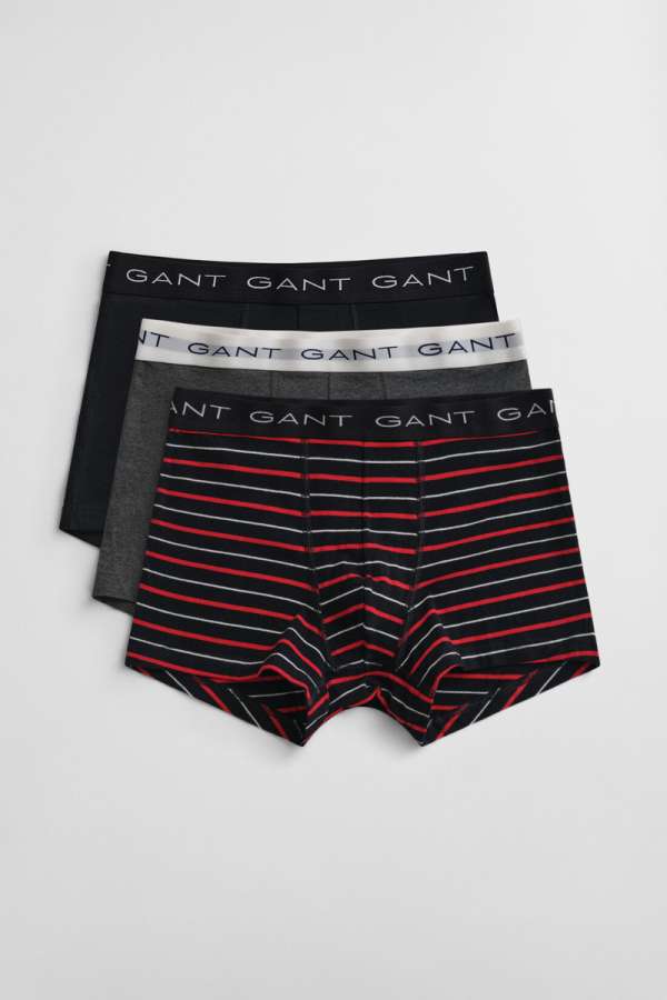 ALÓNEMŰ GANT TRIPED TRUNK 3-PACK GIFT BOX BLACK