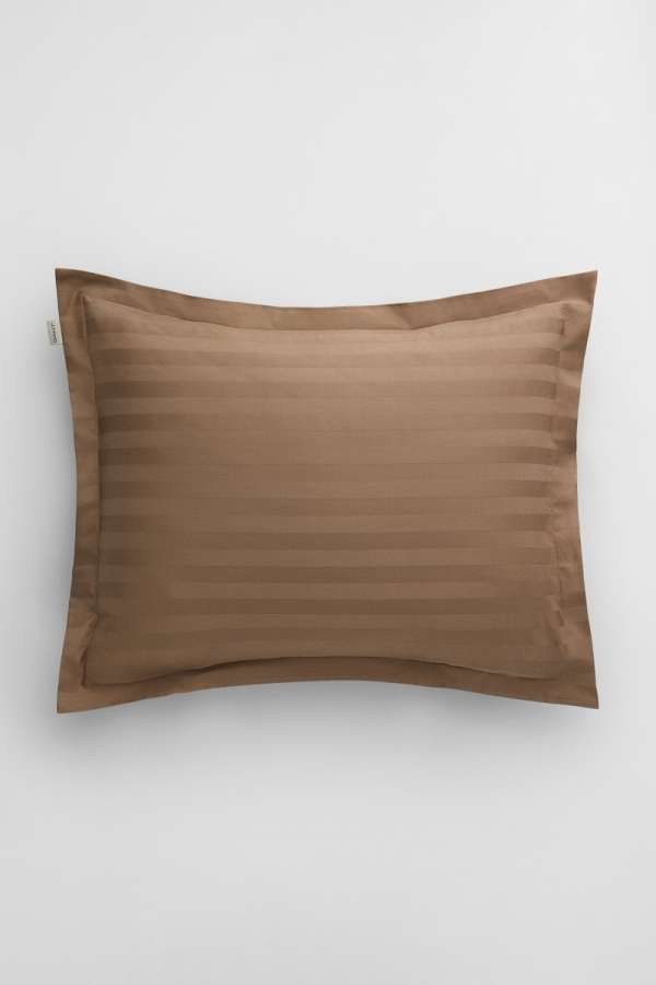 PÁRNAHUZAT GANT SATEEN STRIPES PILLOWCASE  TAUPE BEIGE