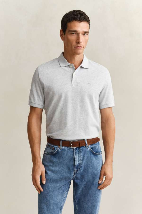 PÓLÓ GANT 2 TONE  POLO GREY MELANGE