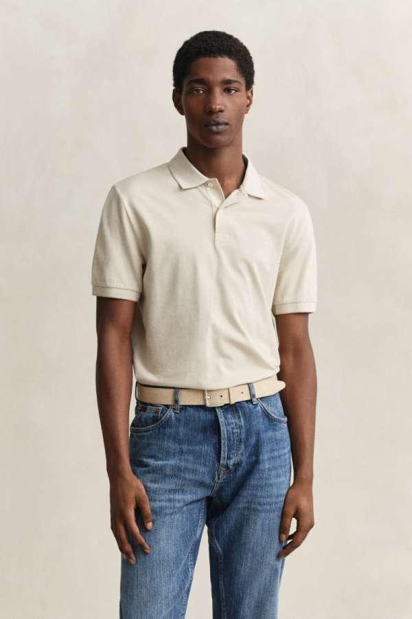 PÓLÓ GANT 2 TONE  POLO OAT BEIGE