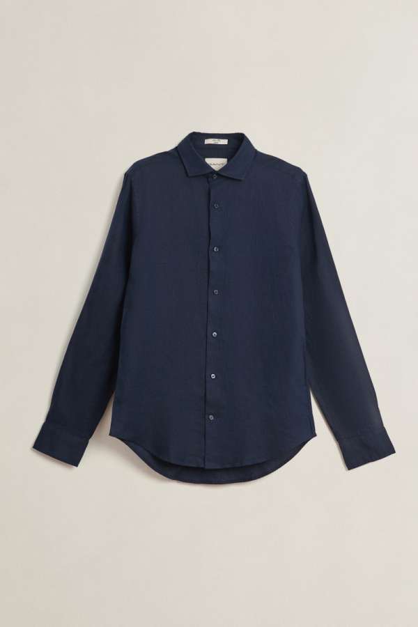 ING GANT LIM LINEN HIRT EVENING BLUE