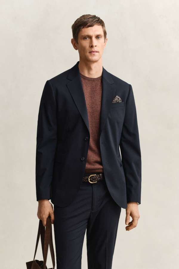 ZAKÓ GANT SUIT JACKET EVENING BLUE