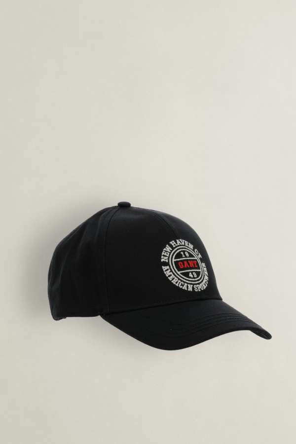 SAPKA GANT ENTRY GRAPHIC CAP BLACK