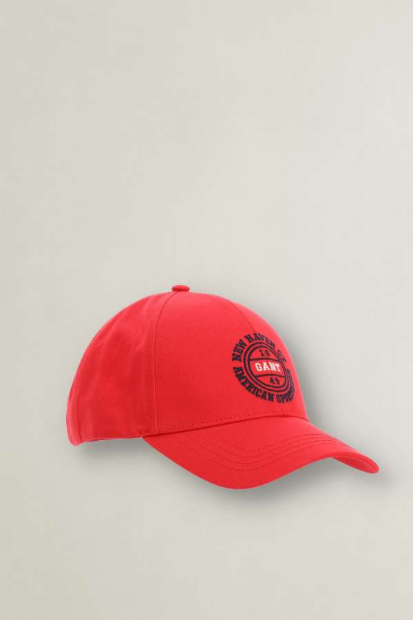 SAPKA GANT ENTRY GRAPHIC CAP ROSE RED