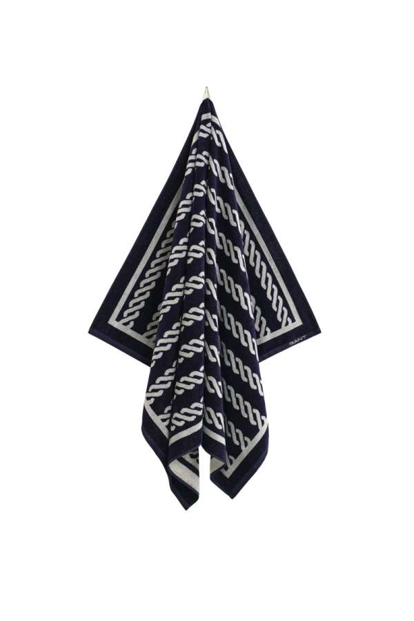 TÖRÜLKÖZŐ GANT ROPE BEACH TOWEL 100X180 EVENING BLUE