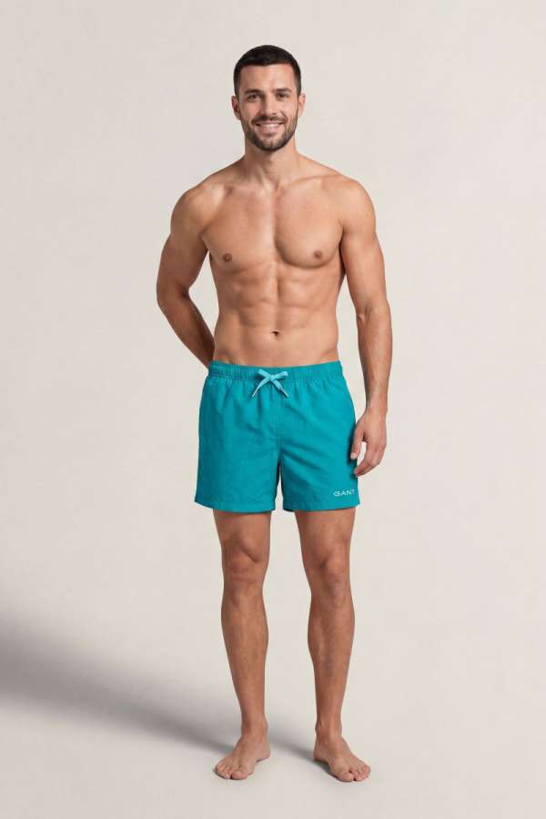 FÜRDŐRUHA GANT QUICK DRY LOGO WIM HORT AQUA BLUE