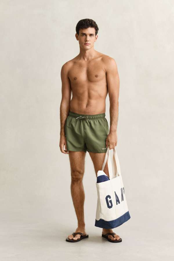 FÜRDŐRUHA GANT QUICK DRY LOGO SWI SHORTS DRY HERB GREEN