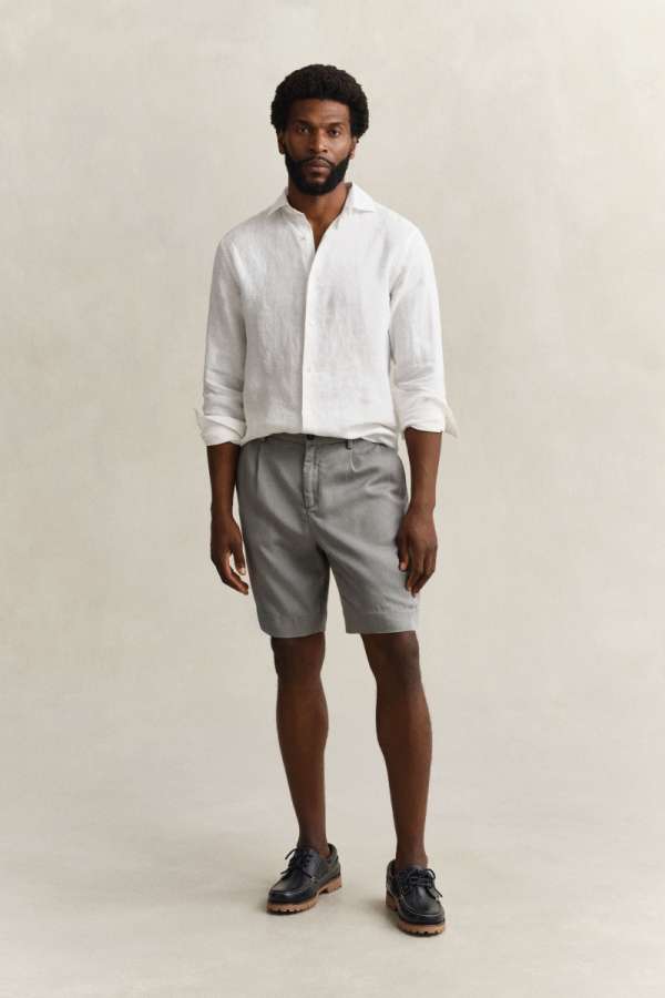 RÖVIDNADRÁG GANT REG LYOCELL SHORTS LIGHT PUTTY