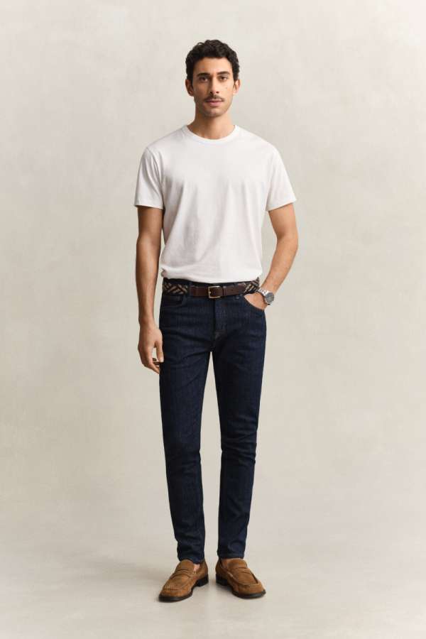 FARMER GANT EXTRA SLIM ACTIVE RECOVER JEANS DARK BLUE