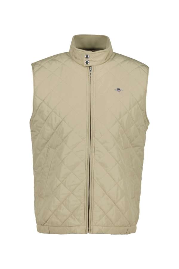 MELLÉNY GANT QUILTED WINDCHEATER VET OAT BEIGE