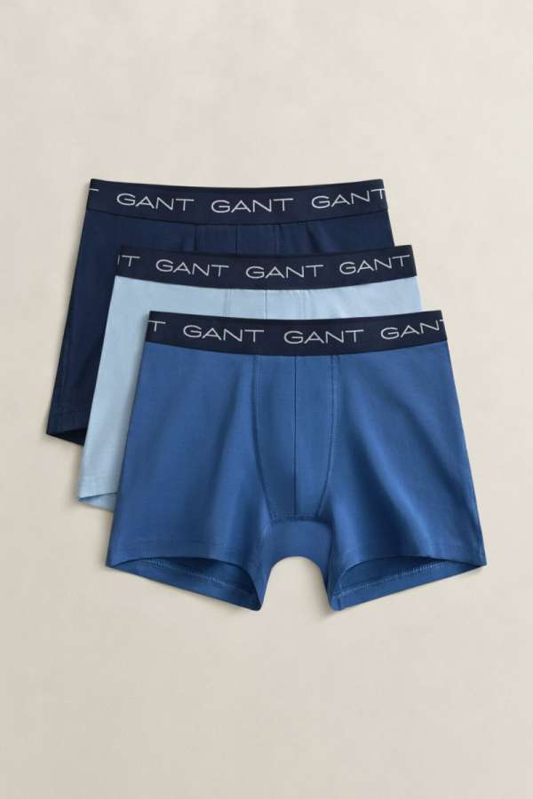 ALÓNEMŰ GANT BOXER BRIEF 3-PACK VINTAGE BLUE