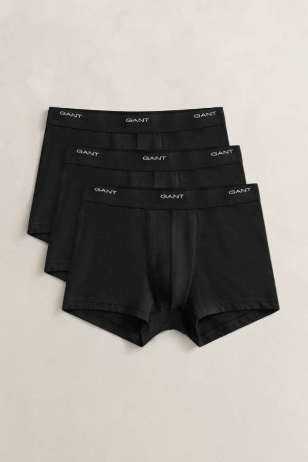 ALÓNEMŰ GANT CORE TRUNK 3-PACK BLACK