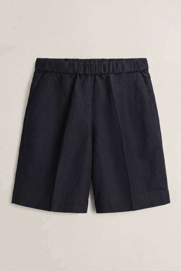 RÖVIDNADRÁG GANT LINEN BLEND PULL ON SHORTS BLACK