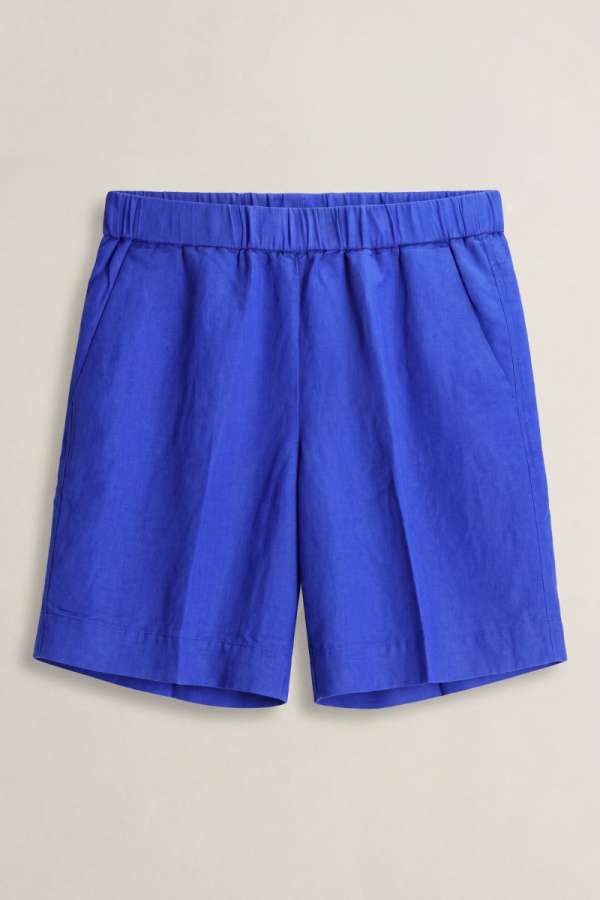 RÖVIDNADRÁG GANT LINEN BLEND PULL ON SHORTS ROYAL BLUE