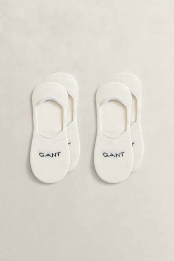 ZOKNI GANT INVISIBLE SOCKS 2-PACK EGGSHELL