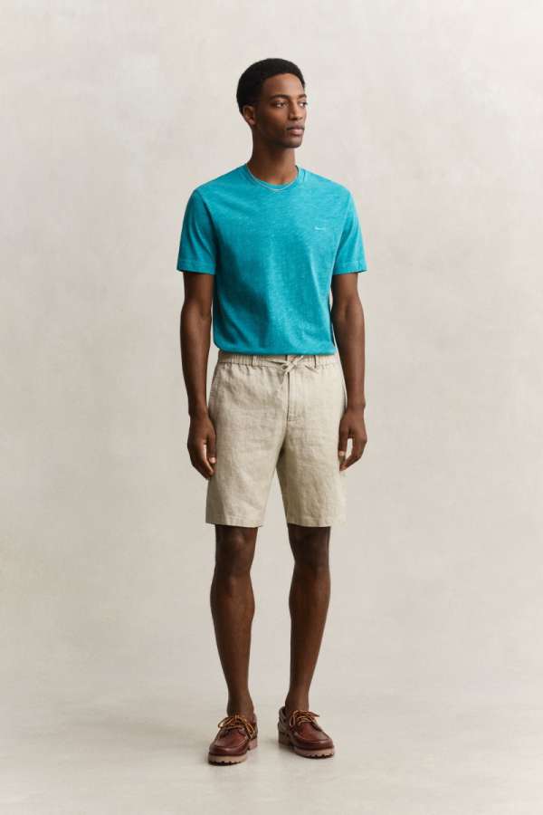 RÖVIDNADRÁG GANT REG LINEN D HORT OAT BEIGE