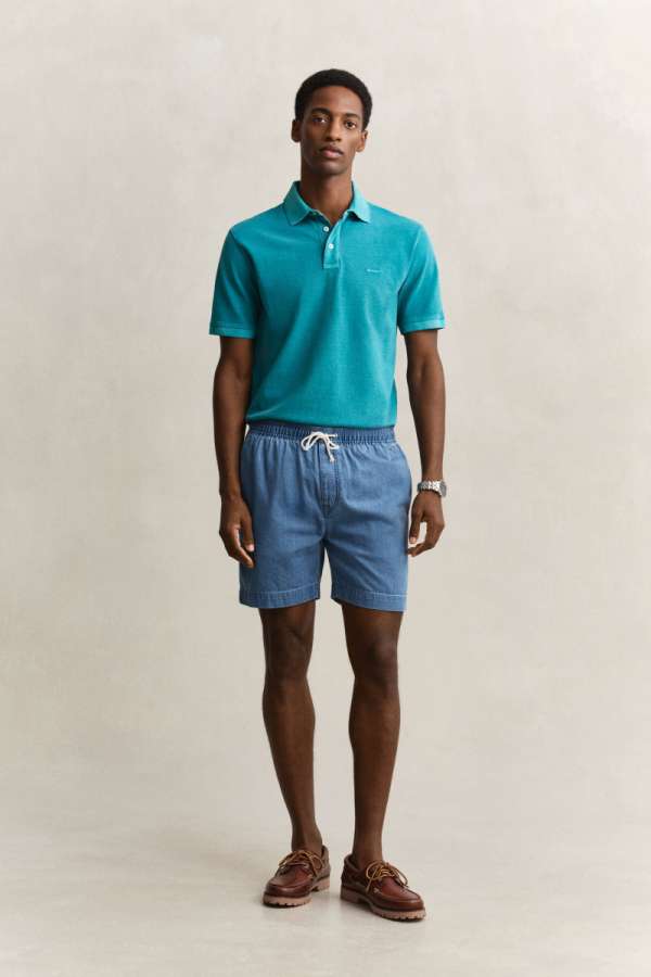 RÖVIDNADRÁG GANT REG DENI DS SHORTS SEI LIGHT BLUE