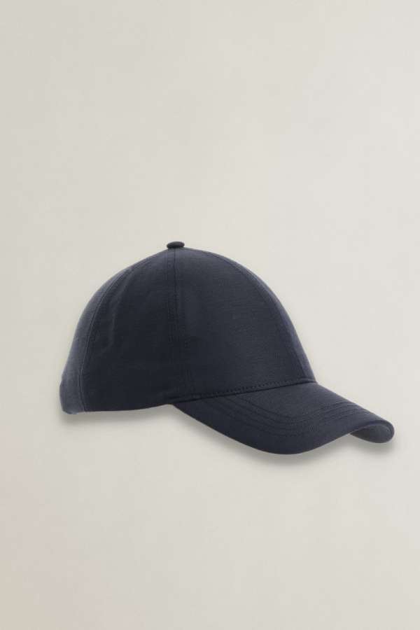 SAPKA GANT LINEN BLEND CAP EVENING BLUE