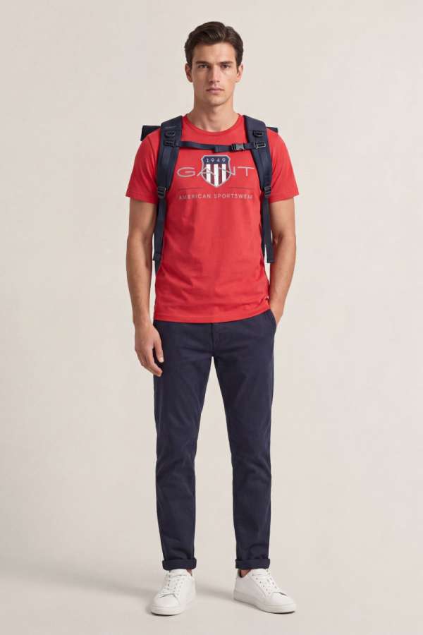 FARMER GANT SLIM COTTON / LINEN JEANS EVENING BLUE