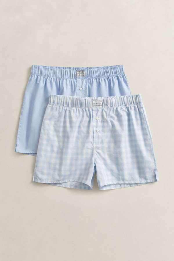 ALÓNEMŰ GANT BOXER HORT 2-PACK MUTED BLUE