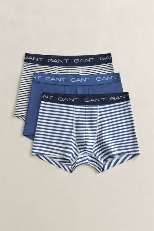ALÓNEMŰ GANT THIN TRIPE TRUNK 3-PACK VINTAGE BLUE