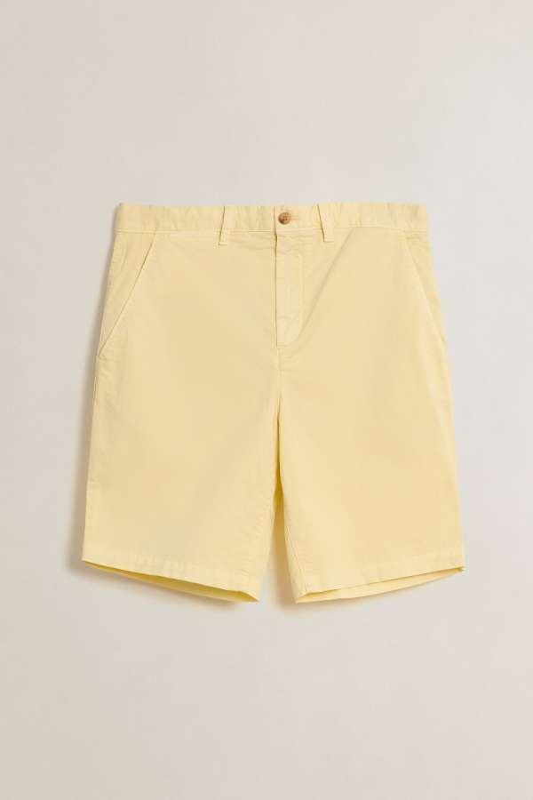 RÖVIDNADRÁG GANT REG SUNFADED CHINO SHORTS VANILLA YELLOW