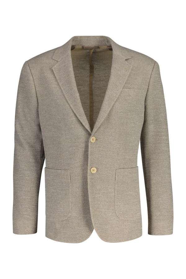ZAKÓ GANT KNIT JERSEY BLAZER OAT BEIGE
