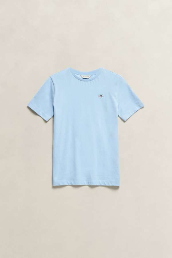PÓLÓ GANT SHIELD SS T-SHIRT SKY BLUE