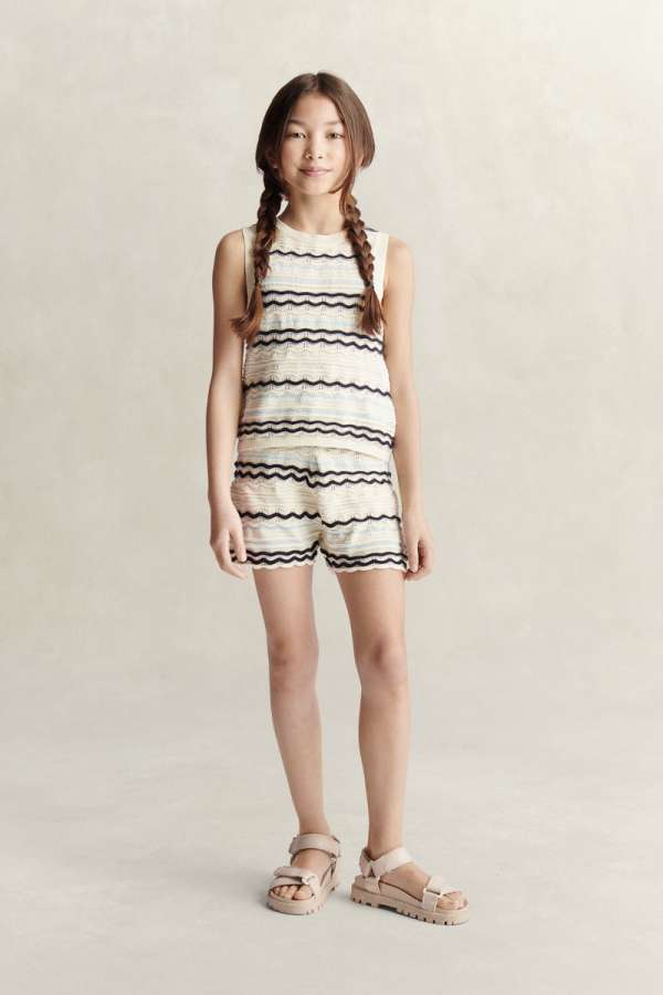 RÖVIDNADRÁG GANT KNITTED SHORT CREAM