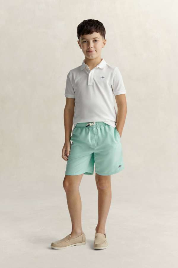 FÜRDŐRUHA GANT SHIELD SWIMSHORT WASHED TURQUOISE