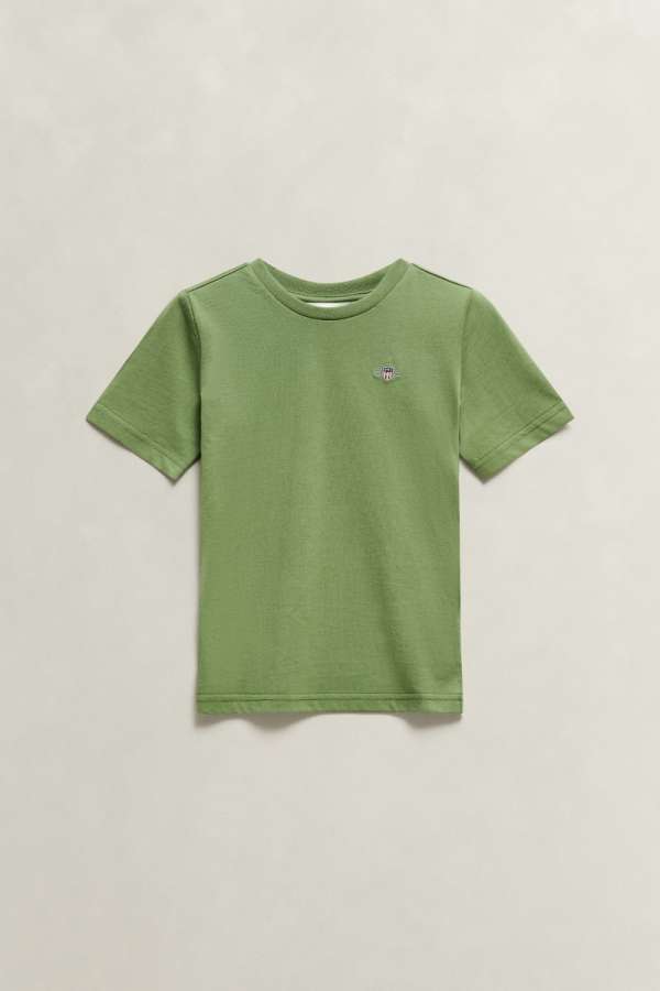 PÓLÓ GANT SHIELD SS T-SHIRT HERB GREEN