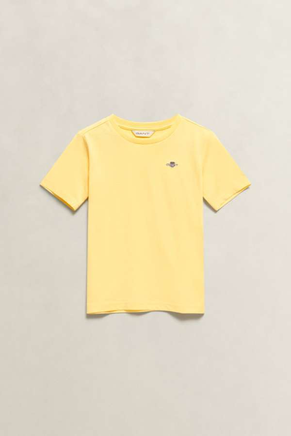 PÓLÓ GANT SHIELD SS T-SHIRT BANANA YELLOW