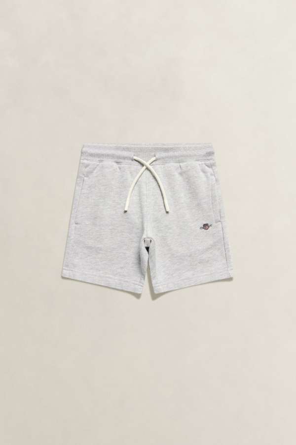TRÉNINGRUHA RÖVIDNADRÁG GANT SHIELD LB SWEATSHORTS GREY MELANGE