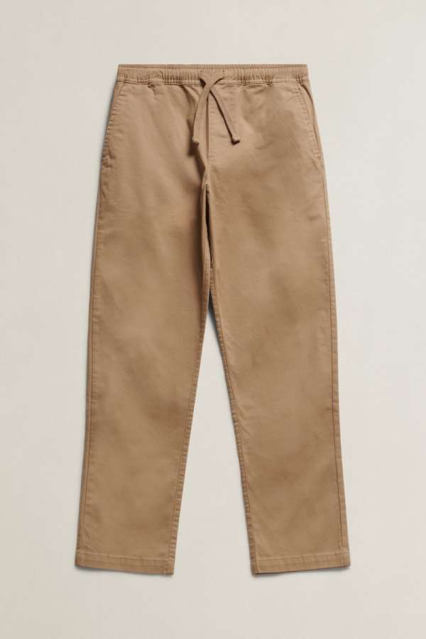 FARMER GANT CHINO DRAWSTRING TROUSER DARK KHAKI