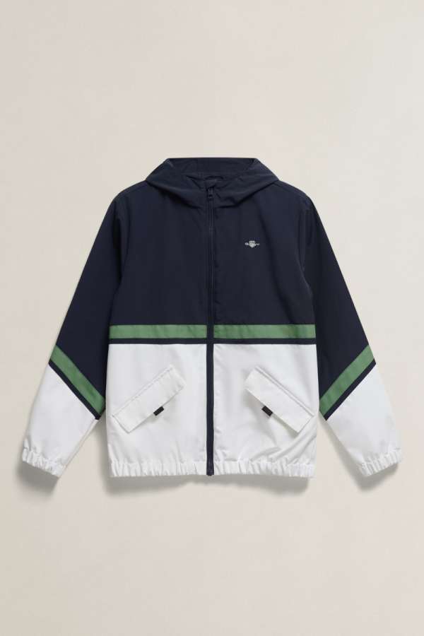 DZSEKI GANT CONTRAST WINDCHEATER EVENING BLUE