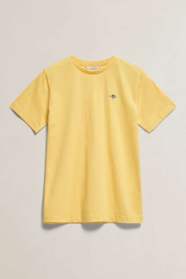 PÓLÓ GANT SHIELD SS T-SHIRT BANANA YELLOW