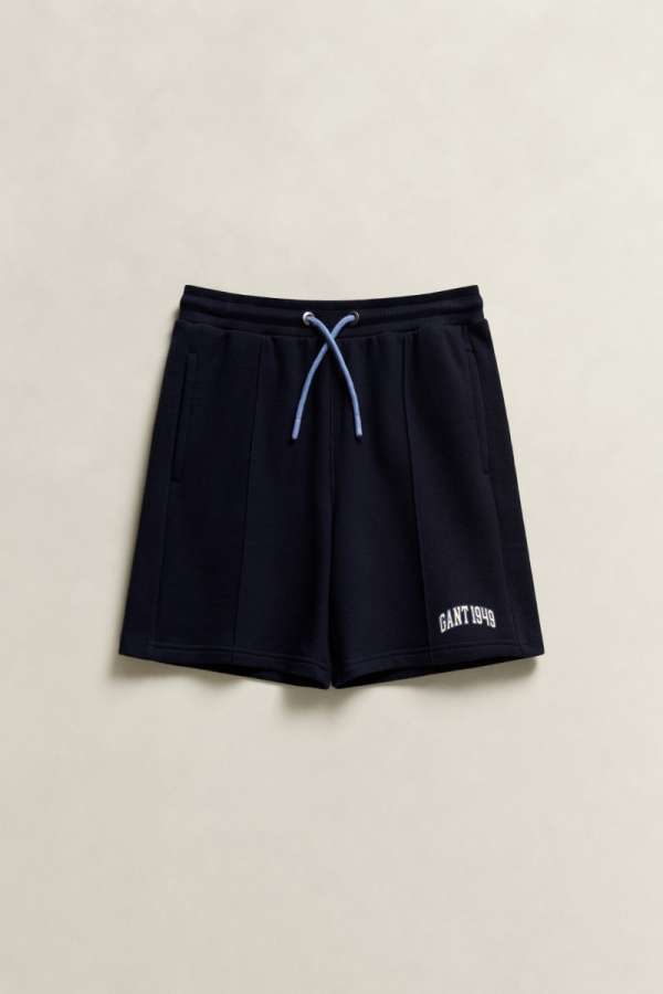 TRÉNINGRUHA RÖVIDNADRÁG GANT TEXTURED RIB INSERT SHORT EVENING BLUE