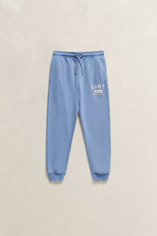 TRÉNINGNADRÁG GANT OCEAN WASH GRAPHIC SWEATPANTS FADED DENIM