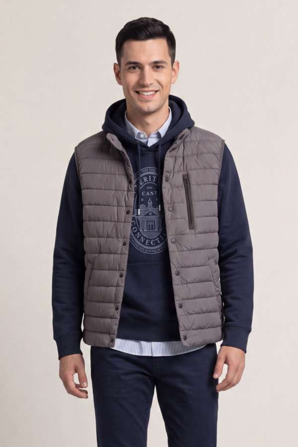 MELLÉNY GANT ULTRA LIGHT DOWN VET DUKY ANTHRACITE