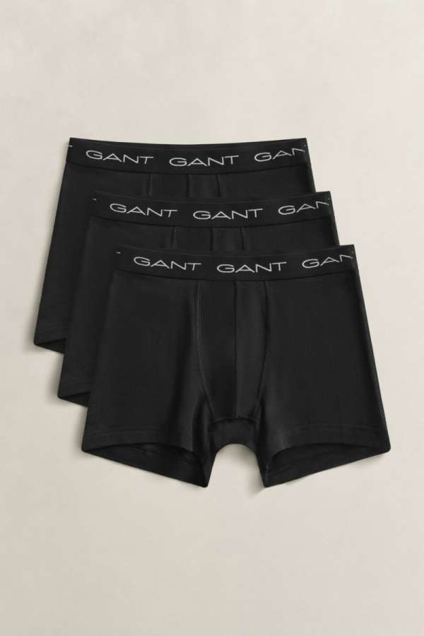 ALÓNEMŰ GANT BOXER BRIEF 3-PACK BLACK