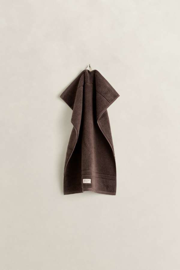 TÖRÜLKÖZŐ GANT PREMIUM TOWEL 30X50 DEEP BROWN
