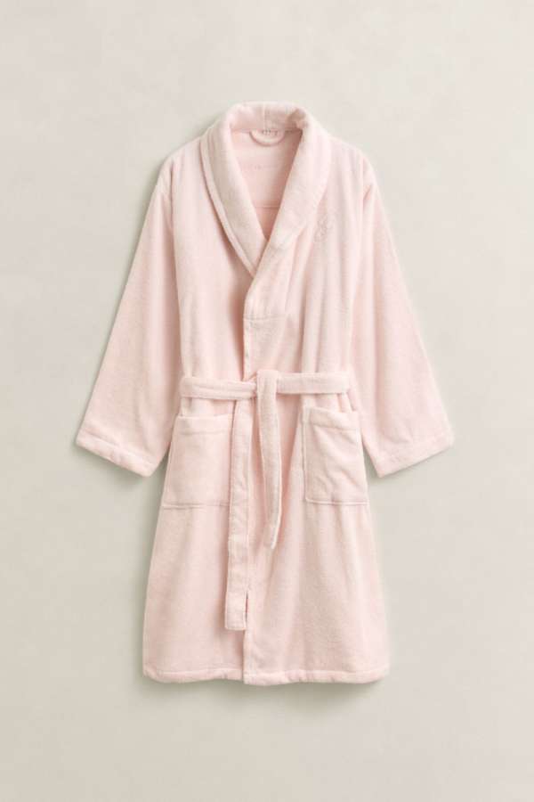 FÜRDŐKÖPENY GANT EBROIDERY ROBE PINK EBRACE