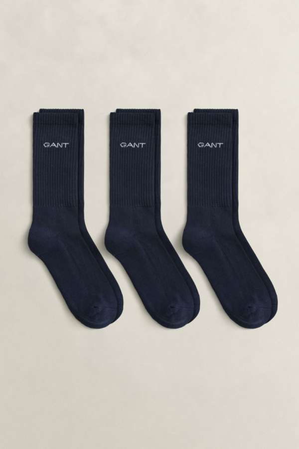 3-PACK ZOKNI GANT SPORT SOCKS 3-PACK MARINE