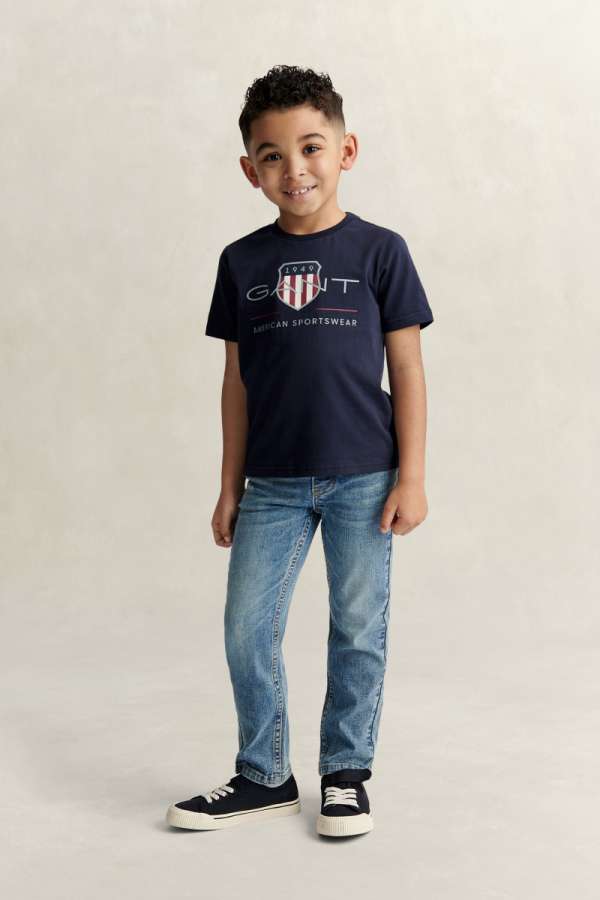 FARMER GANT RELAXED FIT JEAN WORN WASH
